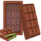 Webake Silikon Schokoladenform Tafel Tief 2 Stück Schokolade Silikonform Schokoladentafel Tief Tafel Schokolade Form Extra Tief Schokoladentafel Formen
