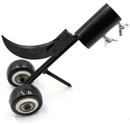 Tondeuse à Gazon, Double Couteau désherbeur Droit/cimeterre 2 en 1 Crochet de désherbage Cour Rouleau écart désherbant Maison Propre enlever Les Outils d'herbe(2 in 1 Style)