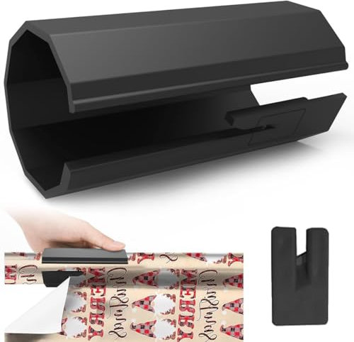 MKKZLPN Coupeur de Papier d'emballage, Outil de Coupe de Rouleaux d'emballage de Cadeaux de Noël, Petit Tube de Coupe Coulissant, Dispositif de Coupe de Rouleaux, Fabrication de Papier d'emballage