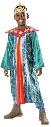 Rubie's Official Wiseman King Child Costume, Kids Christmas Nativity Fancy Dress
