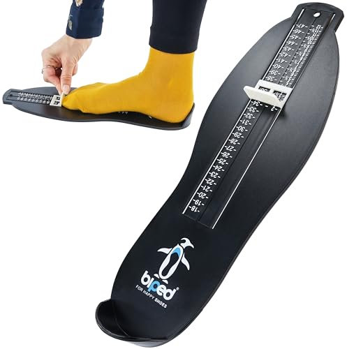 biped appareil de mesure des pieds pour enfants et adultes - Pour une détermination précise de la taille des chaussures - Mesureur de taille de chaussures enfants, femmes et hommes z2922