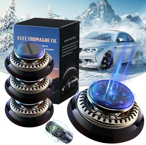 Tragbare Kinetische Molekularheizung, 2025 Neu Auto Enteiser Mini Heizung Auto Diffusoren für ätherische Öle, Elektromagnetische Molekulare Interferenz Frostschutzmittel (3PCS)