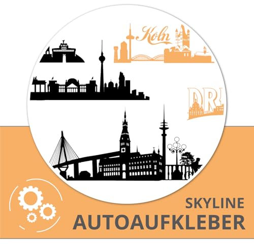 Klebe-X Autoaufkleber Shop Silhouetten und Skyline Aufkleber Deutschland, International | XXL Konfigurator | Dortmund, Köln u.v.m. Autotattoo Stadtaufkleber nach Wunsch
