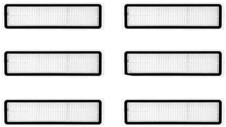 ZAPYVET For Xiaomi, for Dreame, D9 Accesorios Repuestos Xiomi MI, for Dreame, D9 MAX Robot Aspirador Reemplazo Cepillo Filtro Paño de fregona Kit de Piezas para Robot Aspirador(ZQS)