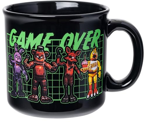 Silver Buffalo Five Nights at Freddy's Game Over Ceramic Mug, 20 oz | Special delivery, 0.59 liter