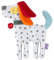 Fehn Knister-Hund NATUR – Activity-Rascheltier mit Bio-Baumwolle (kbA) zum Greifen, Spielen & Geräusche erzeugen – idealer Begleiter für Babys und Kleinkinder