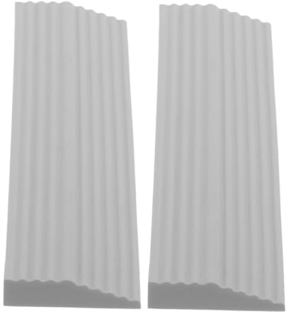 COLLBATH 2Pcs Ramp Mats for Robot Vacuum Cleaners Slip Indoor Door Ramps Easy DIY Installation for Home Cleaning