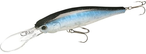 LUCKY CRAFT Pointer 100DD Angelköder für Süßwasser, 10,2 cm tiefes Tauchen und Suspending Jerkbait, Forelle, Barsch, Angelausrüstung und Tackle Box Zubehör, 052 Aurora Black