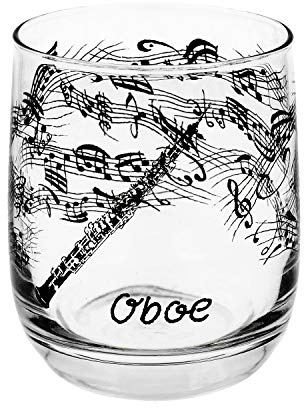 blasmusik-shop Glas Oboe schönes Geschenk für Oboisten
