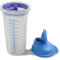 TUPPERWARE Mix-max Shaker Mix-fix in ottone - bicchiere 600 ml XL quick-Shake-it blu trasparente