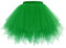 bridesmay Damen Tüll Rock Petticoat Unterrock Kurz Ballett Tutu 50er Rockabilly Tütü Mini Rock Karneval Kostüm Crinoline Green M