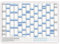 XXL Wandkalender DIN B1 2025 blau, nass abwischbar Format 100 x 70cm Jahresplaner Wandplaner gerollt
