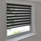 Doppelrollo 55 x 200 cm anthrazit Klemmfix ohne Bohren Vario Seitenzug Duorollo