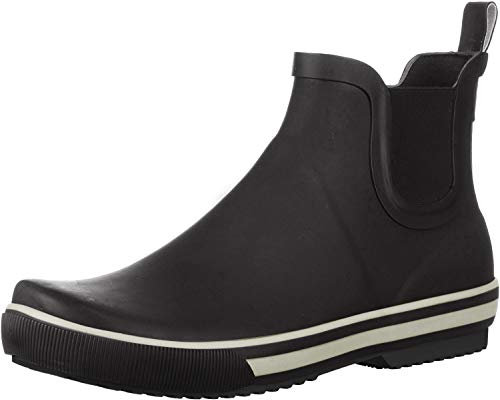 Rocket Dog Damen Regenbogen-Gummi Gummistiefel, Schwarz, 38 EU
