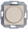 Kopp Europa creme-weiß, Universal-Dimmer mit Druck-Wechsel-Schalter für LED, Phasenan- und Phasenabschnitt, LED 3-100 Watt, Glühlampen 10-250 Watt, 846301084