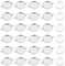 UNICRAFTALE 100pcs Edelstahl Cabochon Rohlinge Anhänger Cabochon Verbindungs Anhänger 14mm Lünette Anhänger Flach Rund Cabochon Anhänger Mit Glascabochons Für Armbänder Halsketten Schmuckherstellung