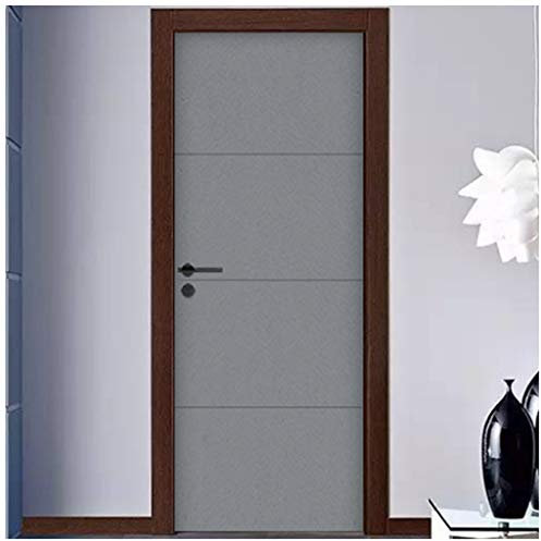 LXLTL Etiqueta De Puerta Insonorizada Autoadhesiva - Paneles Acústicos/Sellado Algodón Acústico - Panel Decorativo De Insonorización 100x50x2cm X 4 Piezas, Gris