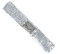 Cadoline Small Slim Sequin Belt Silver Waist Belt Length/Width 62 x 5cm Elastic Waist Paillette Style