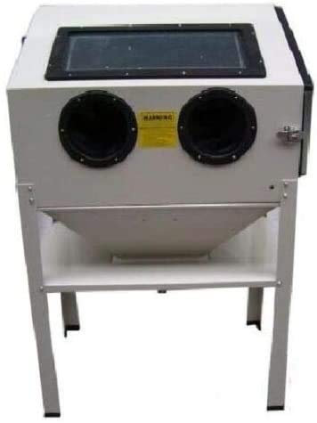 Cabina sabbiatrice con pistola + 4 ugelli sabbiatrice AWZ 220 litri