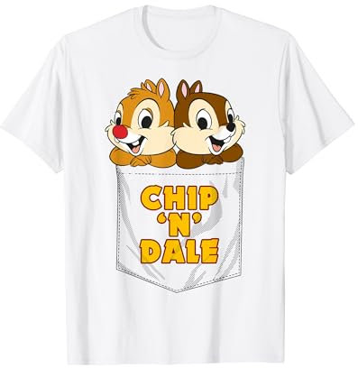 Disney Chip 'N Dale Faux Pocket T-Shirt