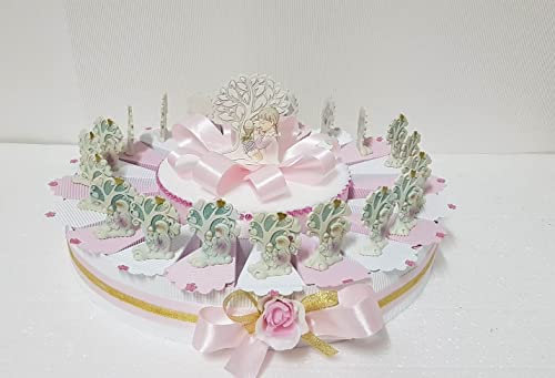 Generico Torta BOMBONIERE Comunione Albero Vita Bimba da CM 5 (20 FETTE)