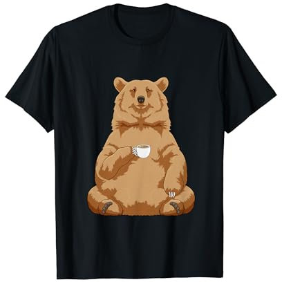 Bear Coffee Cup T-Shirt