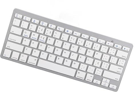 Yunseity Portable Wireless Mini 78-Key Compact Bluetooth Keyboard for iPad, Mac, Android - Arabic, Spanish, French, Korean, Russian, Thai, Portuguese