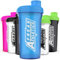 Freak Athletics Protein Shaker Bottle 700ml - Shaker for Protein Shakes - BPA Free Shaker Bottle (Transparent Blue/Blue Lid)