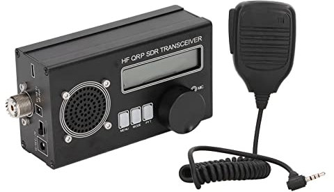 Mobiler Transceiver, Full Mode Transceiver USB LSB CW AM FM DSP QRP SDR Transceiver Tragbarer Kurzwellen-Radio-Transceiver für Den Signalempfang(EU)