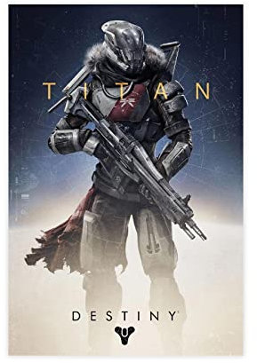 Destiny-Spiel 1 Leinwand-Poster, Schlafzimmerdekoration, Sport-Landschaft, Büro, Raumdekoration, Geschenkrahmen: 60 x 90 cm