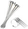 Kabelbinder Edelstahl 300MM, Kabelbinder Metall Rostfrei 30 Stück, Deecam Metallkabelbinder für Hitzeschutzband Auspuff, Kabelbündelung, Gartenpflege, Fester Zaun und Markise，Kabelbinder Stark
