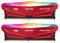 【DDR4 RAM】 Gigastone Red RGB Game Turbo Memoria RAM Escritorio 16GB (2x8GB) DDR4 16GB DDR4-3600MHz PC4-28800 CL18 1.35V UDIMM 288 Pin sin búfer sin ECC para PC Computadora Escritorio Módulo