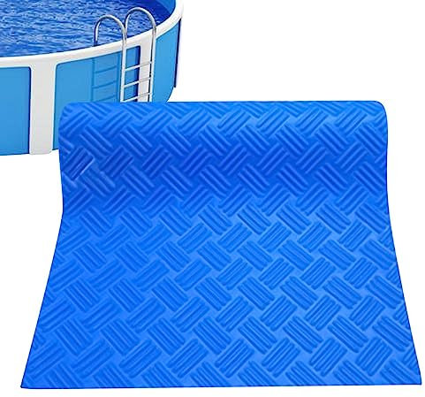 Tapis d'échelle pour Piscine Hors Terre - Protection sous Les escaliers la Piscine - Marche antidérapant Universel pour Toilettes, Piscine, Salon Rianpesn