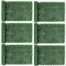 SUNJULY 6PCS Artificial Ivy Privacy Fence Screen, 1M*3M Expandable Artificial Hedges Fence and Faux Ivy, Garden Privacy Screening Wall Panel Vine Leaf Decoration, UV Resistant