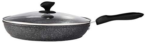 PACUM 28/30 cm Antihaft-Bratpfanne mit 6 Schichten Boden, kein Ölrauch, Frühstücksgrillpfanne, Kochtopf, Verwendung für Gas und Induktion (Größe: 30 cm) vision
