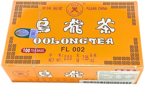 100 x Fujian China Chinese Oolong Wulong Wu Long Tea Teabags (200g): Pure, Natural, Non-GMO, and Gluten-Free