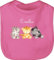 Baby Lätzchen - Katze - Süße drei Katzen mit Name Katzenmotiv - Unisize - Pink - cat katzenmotiven cats katzenliebhaberin katzenbesitzerin katzenliebhaber für katzenfreunde katzenfreund
