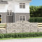 LAPOOH Gabionen mit Hochbogen 6 STK Gabionenkörbe, Gabionen Hochbeet, Steinkorb, Gabionengitter, Drahtkorb Für Pflanzen, Kräuterspirale Für Garten, 300x50x120/140cm Verzinktes Eisen