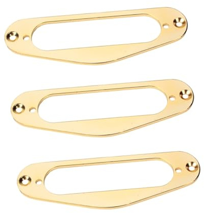 BESTonZON 3stücke Guitar Pickup Gitarren Goldfarbener Humbucker Montagering Für Single Coil Tonabnehmer Langlebig Für -projekte Gbf