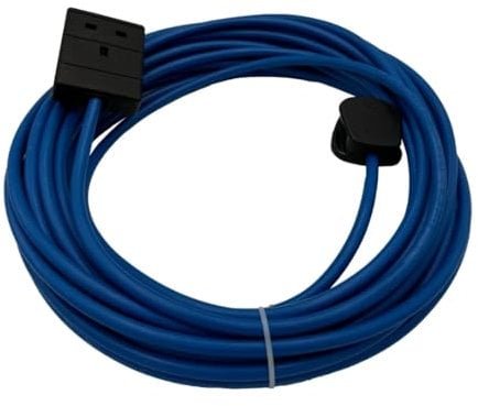 Heavy Duty 14m Extension Lead Cable Made in UK, 13A Single Socket, Outdoor Weather Resistant IP44 2.5mm Power Cord Single Extension for Garden, Home, Workshop and Multi Purposes
