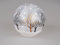 Formano Dekokugel aus mattem Glas mit handbemaltem Winterdekor LED Licht und Timer Durchmesser 15 cm