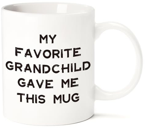 Tazza di Natale regalo per nonno papà, 330 ml, divertente tazza regalo di Natale, regalo di compleanno per nonno, regalo per nonno tazza da caffè