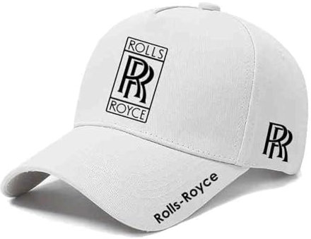 WSCDMCC Baseball Cap for Rolls-Royce, Adjustable Sport Baseball Caps for Outdoor, Car Fans Hats for Unisex Accessories,A