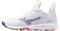 Mizuno Wv Lumin 3 Womens Netball Shoes White/Vl Ind/C Rs 6.5 UK