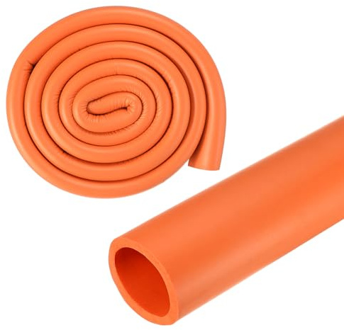 M METERXITY Pipe Insulation Foam Tube, 36mm ID 48mm OD 3.3Ft 1m Length, Soft Flexible Foam Tubing Pipe Insulation for Handle Grip Support/Guitar Stand/Roof Racks [Orange]