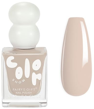 Nude Nail Polish - Air Dry Natural Solid Color Fast Drying Nail Varnish - No Chip Long Lasting Nail Gel No Need UV Home DIY Salon Gift for Women