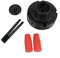 Wood Lathe Chuck Set with 33x3 5mm Thread, 4 Inch Self Centering Chuck for Improved for Woodworking Efficiency