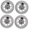 KICHOUSE 4Pcs Dishwasher Lower Rack Replacement Wheels Compatible with Neff Durable Dishwasher Parts for Smooth Gliding and Easy Installation Essential Appliance Wheels
