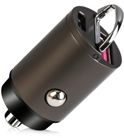 Car Charger Adapter, Flush Fit Cigarette Lighter USB Charger 90W(USB-C 45W+USB-A 45W), Car USB Socket with PD3.0 & QC3.0, Mini Super Fast Car Charger for iPhone 17/16/15, Samsung, Huawei, iPad