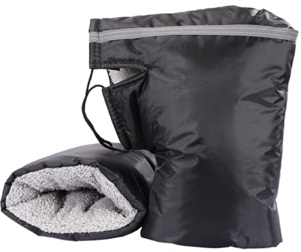 Bagiaope Gants Moto Hiver | Manchons De Guidon De Moto | Manchons Scooter, Étanche Coupe-Vent Protection de Main Chaud Anti-Froid